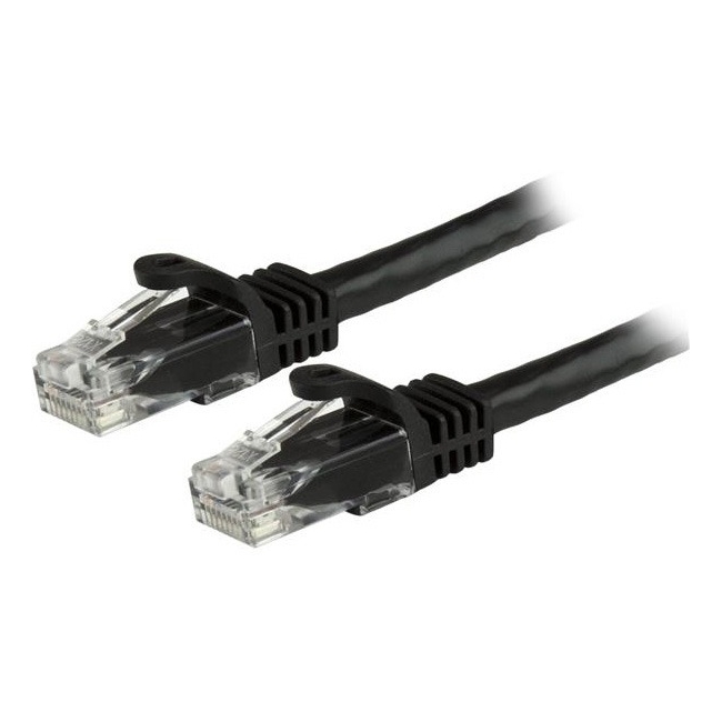 White BLACK BOX C5EPC70-WH-30 GigaBase 3 CAT5e 350-MHz Lockable Patch Cable 9.1-m 30-ft. UTP